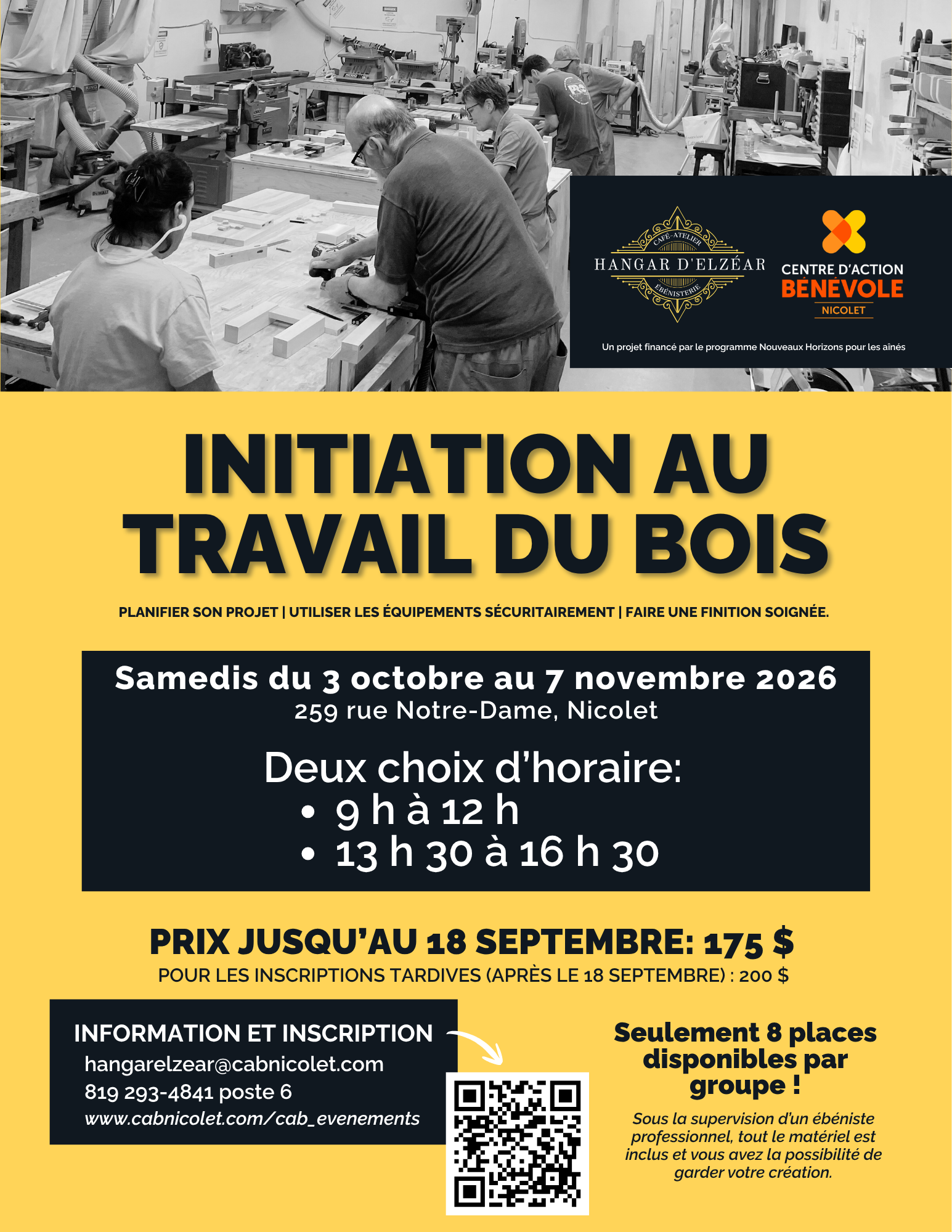 affiche initiation hangar